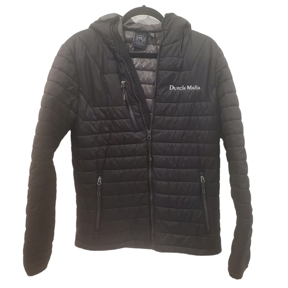 Dutch Bros Jackets & Coats Dutch Bros Dutch Mafia Black Quilted